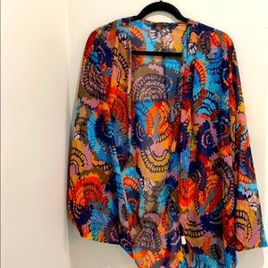 Sheer cardigan/overthrow
